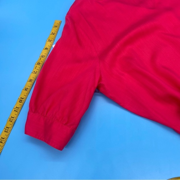 NEW Liz Claiborne Teaberry Short Sleeve Shirt Dress Belted 14 - NWT - Picture 13 of 15